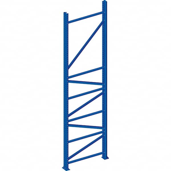Interlake Mecalux - 20,867 Lb Capacity Heavy-Duty Framing Upright - 240" High x 42" Deep, Blue - Americas Industrial Supply