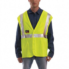 Tingley - Size S/M Flame Resistant/Retardant Lime Solid General Purpose Vest - 36 to 42" Chest - Americas Industrial Supply