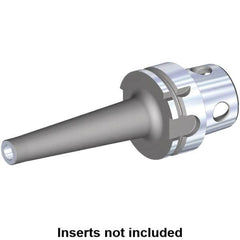 Kennametal - KM4X63 2-1/2" Shank Diam Taper Shank 21mm Hole End Mill Holder/Adapter - 21mm Nose Diam, 59mm Projection, Through Coolant - Exact Industrial Supply