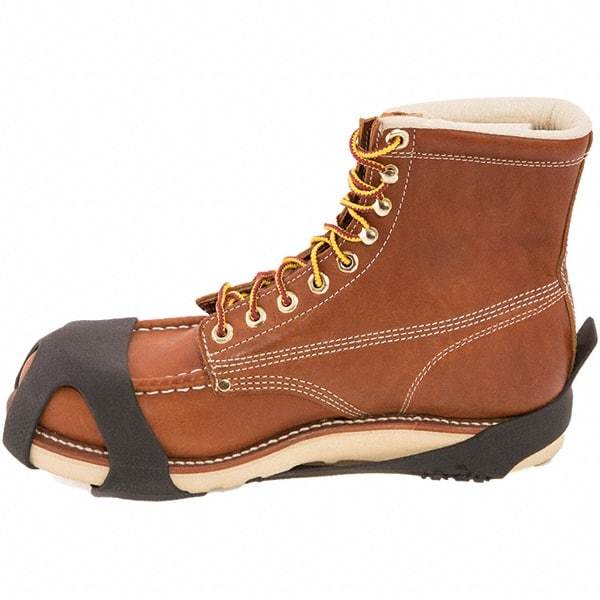 Tingley - Size 3-5, (Women's Size 5-7) Strap-On Cleat - Tungsten Carbide Spike Traction, Black - Americas Industrial Supply
