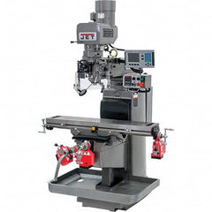 Jet - 42 x 9" 230V Electronic Variable Speed Control 3 Phase Knee Milling Machine - Americas Industrial Supply