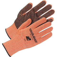 PRO-SAFE - Size XL (10), ANSI Cut Lvl A4, ATA Ultra Cut Resistant Gloves - ATA Lining, Continuous Cuff, Hi-Vis Orange, Paired - Americas Industrial Supply
