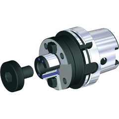 Kennametal - HSK125A Taper Shank 32mm Pilot Diam Shell Mill Holder - 100mm Flange to Nose End Projection, 78mm Nose Diam - Exact Industrial Supply