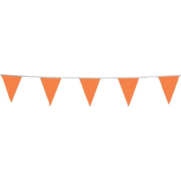 PRO-SAFE - Pennants Color: Orange Overall Length (Feet): 60.00 - Americas Industrial Supply