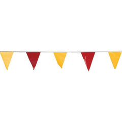 PRO-SAFE - Pennants Color: Red/Yellow Overall Length (Feet): 105.00 - Americas Industrial Supply