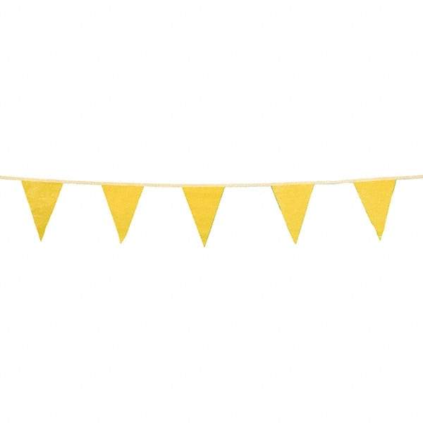 PRO-SAFE - Pennants Color: Yellow Overall Length (Feet): 100.00 - Americas Industrial Supply