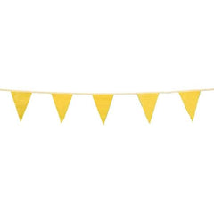 PRO-SAFE - Pennants Color: Yellow Overall Length (Feet): 100.00 - Americas Industrial Supply