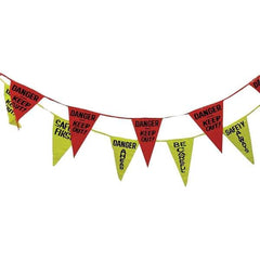 PRO-SAFE - Pennants Color: Red/Yellow Overall Length (Feet): 60.00 - Americas Industrial Supply