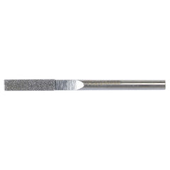 0.079″ × 0.040″ Electroplated Diamond File Round 100 Grit 5/8″ Diamond - Americas Industrial Supply