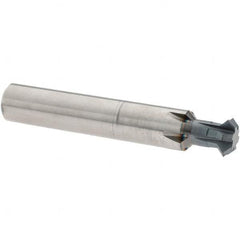 Accupro - 1/2° 1/2" Cut Diam, 0.187" Cut Width, 1/2" Shank, Solid Carbide Double-Angle Cutter - Americas Industrial Supply