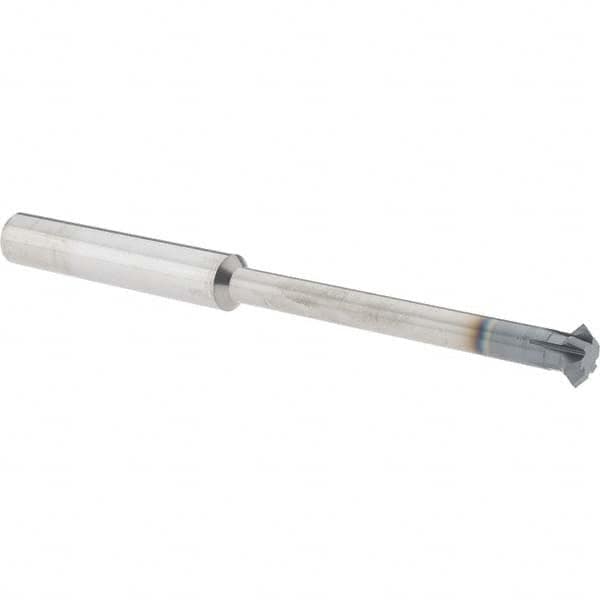 Accupro - 1/2° 1/2" Cut Diam, 0.187" Cut Width, 1/2" Shank, Solid Carbide Double-Angle Cutter - Americas Industrial Supply