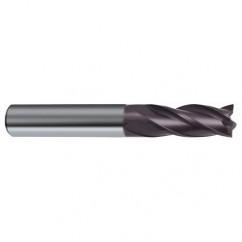 3/8 Dia. x 3 Overall Length 4-Flute Square End Solid Carbide SE End Mill-Round Shank-Center Cut-Firex - Americas Industrial Supply