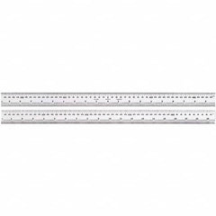 Starrett - Steel Rules Length (Inch): 19-1/2 Graduation Style: Zero-Centered - Americas Industrial Supply