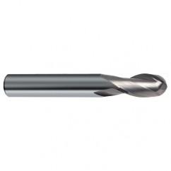 1/16" Dia. - 1-1/2" OAL - 30 Helix Bright CBD Ball Nose EM - 2 FL - Americas Industrial Supply