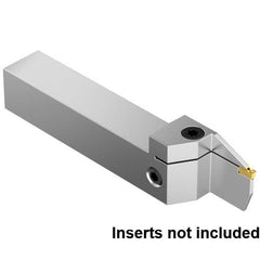 Kennametal - External Thread, 26mm Max Cut of Depth, 2mm Min Groove Width, 6" OAL, Right Hand Indexable Grooving Cutoff Toolholder - 1" Shank Height x 1" Shank Width, EG0200M02P02 Insert Style, EVSM Toolholder Style, Series EVSM - Americas Industrial Supply