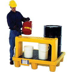 UltraTech - 4' Long x 1.2' Wide x 24" High, Spill Containment Stacking Shelf - Compatible with Spill Pallets & Decks - Americas Industrial Supply
