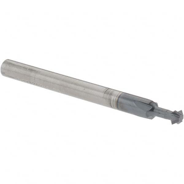 Accupro - 1/8° 1/8" Cut Diam, 0.062" Cut Width, 1/8" Shank, Solid Carbide Double-Angle Cutter - Americas Industrial Supply