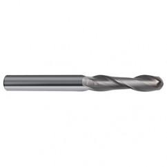 1/2" Dia. - 4-1/2" OAL - 30 Helix Bright CBD Ball Nose EM - 2 FL - Americas Industrial Supply