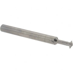 Accupro - 3/16° 3/16" Cut Diam, 0.055" Cut Width, 3/16" Shank, Solid Carbide Double-Angle Cutter - Americas Industrial Supply