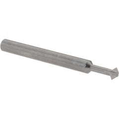Accupro - 3/16° 3/16" Cut Diam, 0.093" Cut Width, 3/16" Shank, Solid Carbide Double-Angle Cutter - Americas Industrial Supply