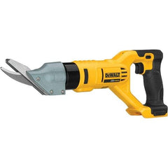 DeWALT - 2,500 SPM, 20 Volt, Pistol Grip Handle, Handheld Cordless Shear - 5/8" Cutting Capacity - Americas Industrial Supply