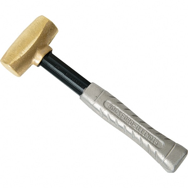 American Hammer - 3 Lb Nonsparking Aluminum Hammer - Exact Industrial Supply