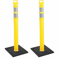 PRO-SAFE - Traffic Barrels, Delineators & Posts Type: Delineator Post Material: Polyethylene - Americas Industrial Supply
