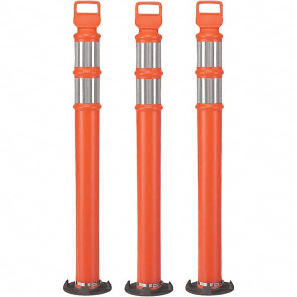 PRO-SAFE - Traffic Barrels, Delineators & Posts Type: Delineator Post Material: Polyethylene - Americas Industrial Supply