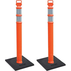 PRO-SAFE - Traffic Barrels, Delineators & Posts Type: Delineator Post Material: Polyethylene - Americas Industrial Supply