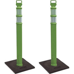 PRO-SAFE - Traffic Barrels, Delineators & Posts Type: Delineator Post Material: Polyethylene - Americas Industrial Supply