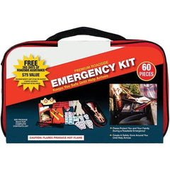 PRO-SAFE - Highway Safety Kits Type: Emergency Roadside Kit Number of Pieces: 60 - Americas Industrial Supply