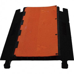 PRO-SAFE - 36" Long x 24" Wide x 1-3/4" High, Polyurethane Ramp Cable Guard - 18,000 Lb Load Limit - Americas Industrial Supply