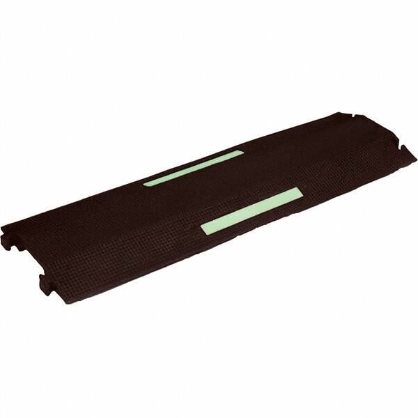 PRO-SAFE - 36" Long x 10-1/2" Wide x 1-1/2" High, Polyurethane Ramp Cable Guard - 8,850 Lb Load Limit - Americas Industrial Supply