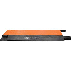 PRO-SAFE - 36" Long x 20" Wide x 1-3/4" High, Polyurethane Ramp Cable Guard - 20,000 Lb Load Limit - Americas Industrial Supply