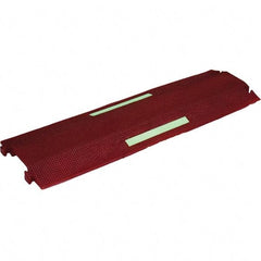 PRO-SAFE - 36" Long x 10-1/2" Wide x 1-1/2" High, Polyurethane Ramp Cable Guard - 8,850 Lb Load Limit - Americas Industrial Supply