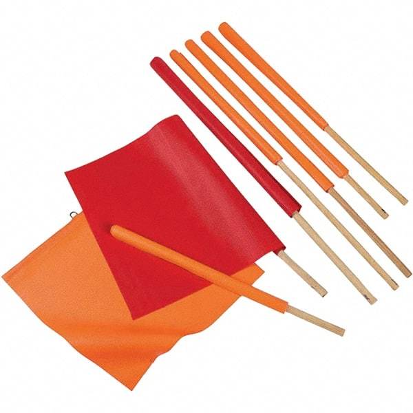 PRO-SAFE - Traffic Flags & Wind Socks Type: Flags Flag Height (Inch): 18 - Americas Industrial Supply