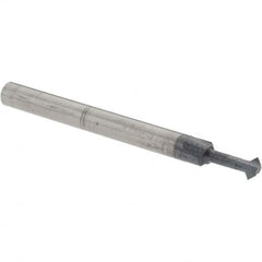 Accupro - ° 3mm Cut Diam, 0.059" Cut Width, 1/8" Shank, Solid Carbide Double-Angle Cutter - Americas Industrial Supply