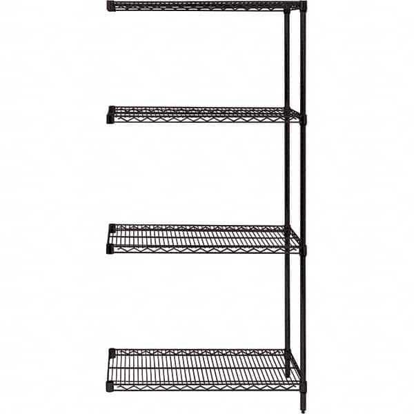 Quantum Storage - 72" Wide, 74 High, Open Shelving Accessory/Component - Use with #1630 Built-In Combination Lock - Americas Industrial Supply