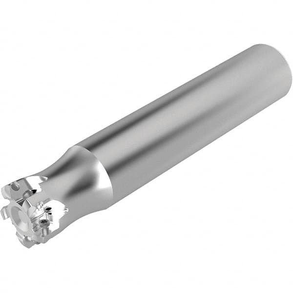 Seco - 25.2mm Cut Diam, 1.9mm Max Depth, 38.1mm Shank Diam, Cylindrical Shank Indexable High-Feed End Mill - Screw Holding Method, LPKT09 Insert, R217.21 Toolholder, Through Coolant - Americas Industrial Supply