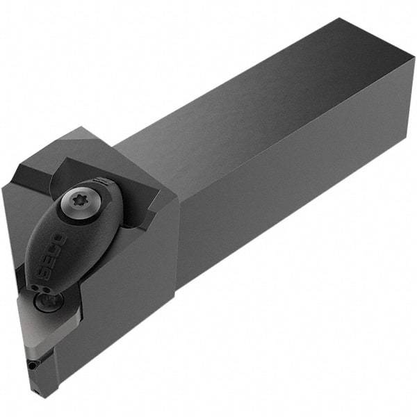 Seco - DDJNR, Right Hand Cut, 93° Lead Angle, 25mm Shank Height x 25mm Shank Width, Negative Rake Indexable Turning Toolholder - 127mm OAL, DN1506 Insert Compatibility, Series Jetstream - Americas Industrial Supply