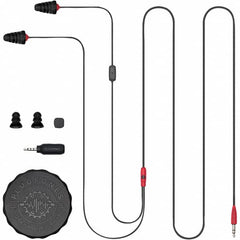 Plugfones - Hearing Protection/Communication Type: Earplugs w/Audio Noise Reduction Rating (dB): 26.00 - Americas Industrial Supply