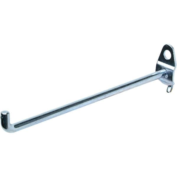 NMC - 6" Long Pegboard Hook - 6" Projection, 90° Bend, Steel - Americas Industrial Supply