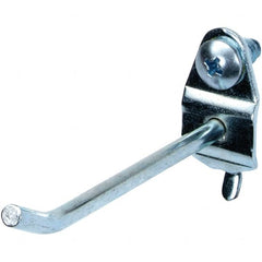 NMC - 2-1/2" Long Pegboard Hook - 2-1/2" Projection, 30° Bend, Steel - Americas Industrial Supply