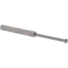 Accupro - 3/16° 3/16" Cut Diam, 0.093" Cut Width, 3/16" Shank, Solid Carbide Double-Angle Cutter - Americas Industrial Supply