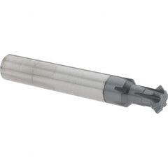 Accupro - 3/8° 3/8" Cut Diam, 1/8" Cut Width, 3/8" Shank, Solid Carbide Double-Angle Cutter - Americas Industrial Supply