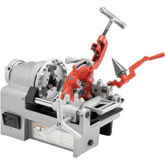 Ridgid - Pipe Threading Machines Maximum Pipe Size Capacity (mm): 37.00 Maximum Pipe Size Capacity (Inch): 1-1/2 - Americas Industrial Supply