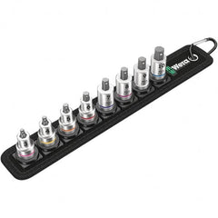 Wera - Hex & Torx Bit Socket Sets Type: Hex Bit Socket Set Drive Size: 3/8 - Americas Industrial Supply