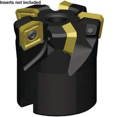 Kennametal - 5 Inserts, 28.82mm Cutter Diam, 0.065" Max Depth of Cut, Indexable High-Feed Face Mill - 3/4" Arbor Hole Diam, 1-3/4" High, KSSM Toolholder, SE.X443AE.N7... Inserts, Series KSSM - Americas Industrial Supply