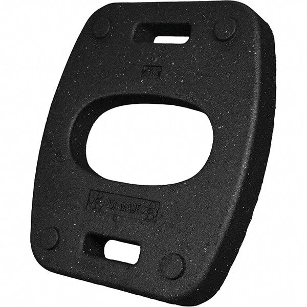 PRO-SAFE - 22" Wide x 2.6" High Recycled Rubber Vertical Panel Base - Americas Industrial Supply