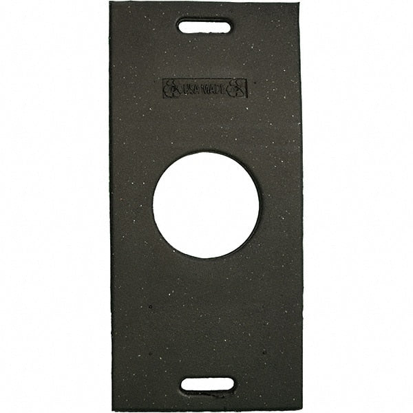 PRO-SAFE - 30" Wide x 2" High Recycled Rubber Channelizer Base - Americas Industrial Supply
